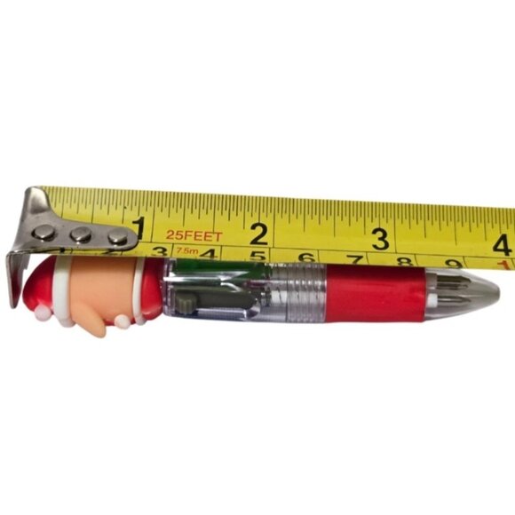 2Pc Mini 4-Color Click Switchable Christmas Ballpoint Pens(Red/Green/Blue/Pink) - Picture 6 of 6